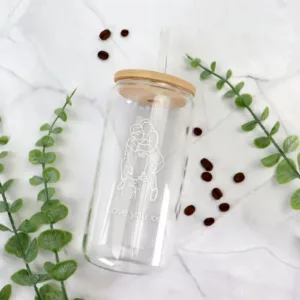 Glass coffee tumbler