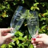 Graduation champagne flute