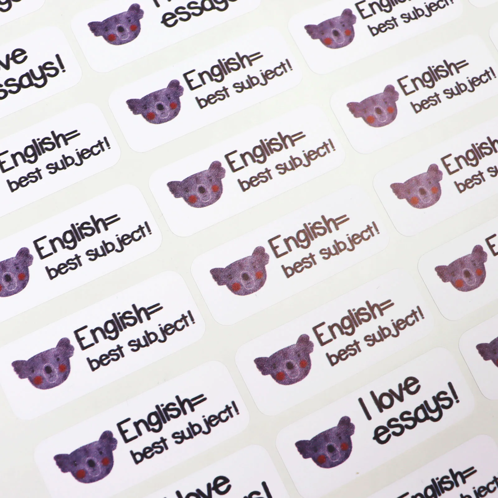 Personalised School Label Stickers