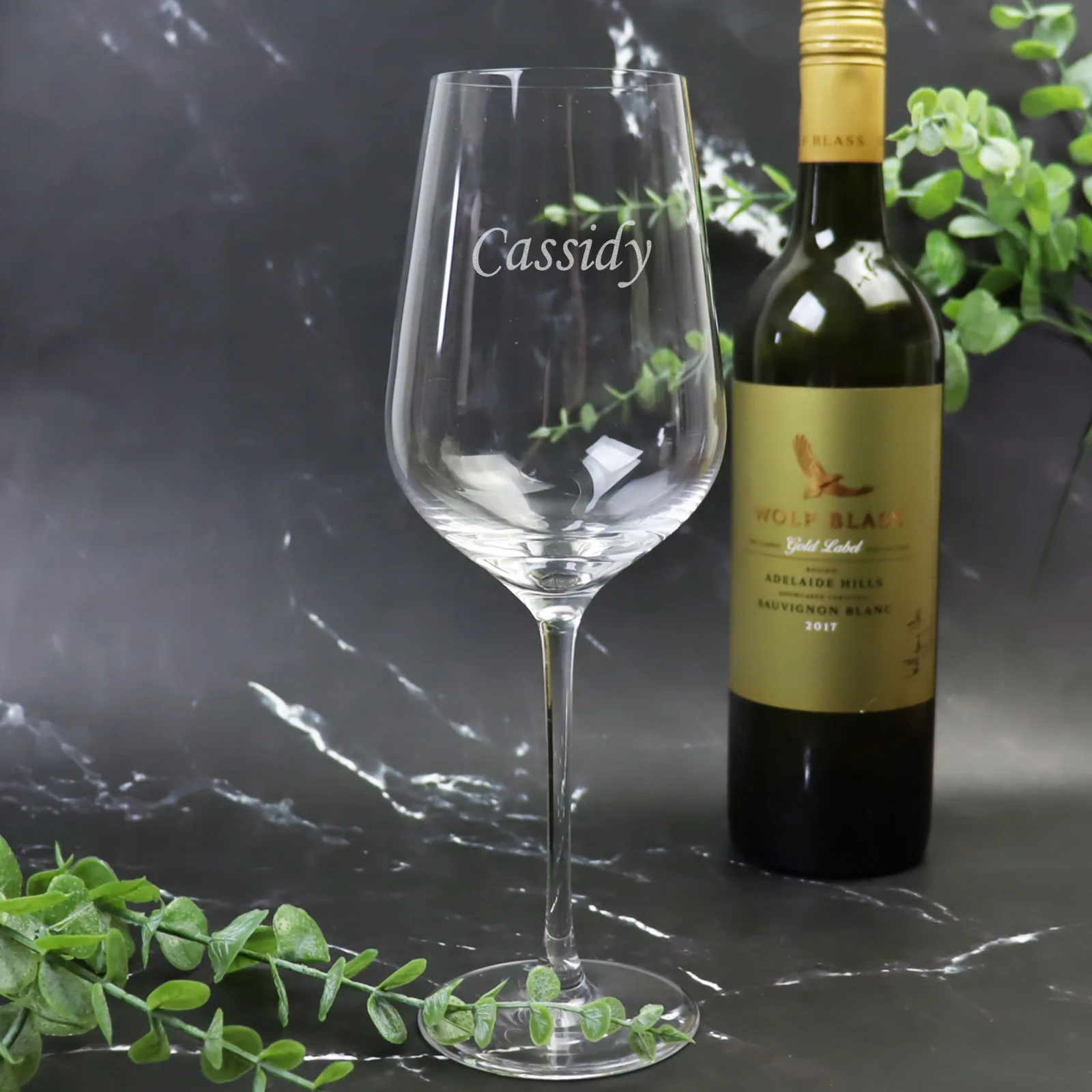 Red Wine 620ml Crystal Glass Customised