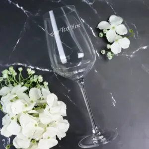 Red wine 620ml crystal glass customised