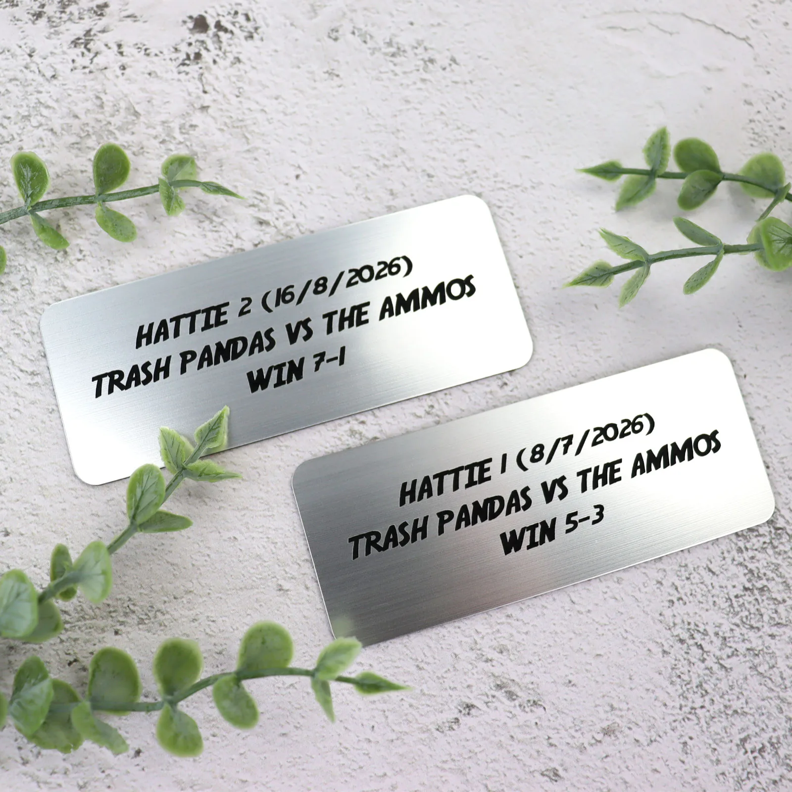 Trophy Plaque for Indoor Use