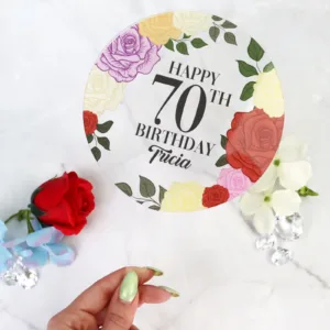 Birthday Personalised Cake Topper