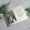 Memorial plaque in marine stainless steel with photo 2 1 | customkings