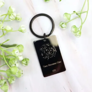 The Night We Met Engraved Metal Keychain