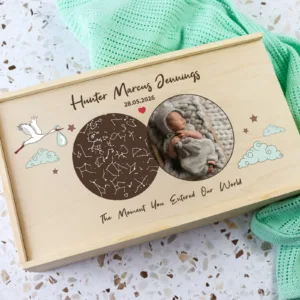 Night sky baby box